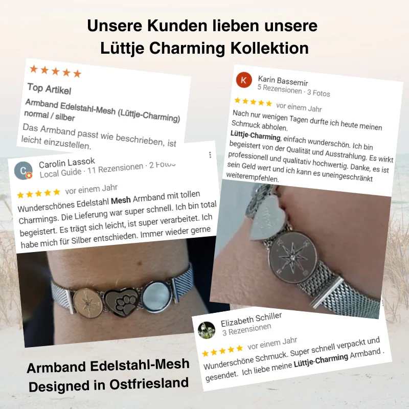Armband Edelstahl-Mesh (Lüttje-Charming) - Image 9