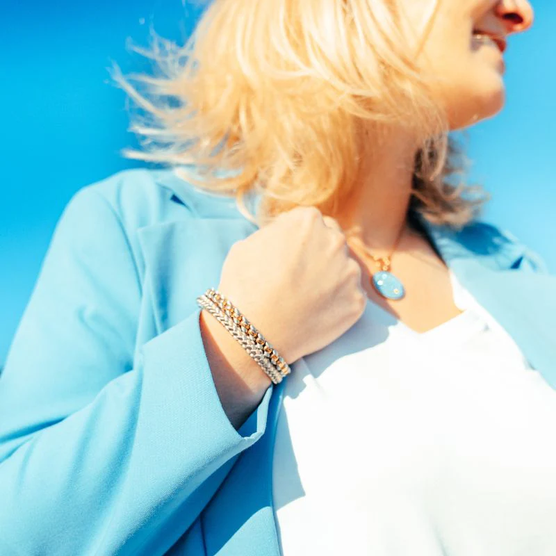 Armband Joleen am Sandstrand (Multistrang) Stahl-Tau & Segeltau - Image 3