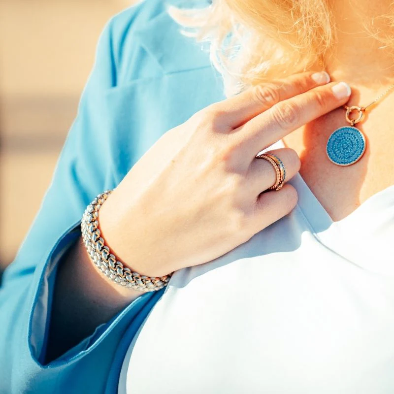 Armband Joleen am Sandstrand (Multistrang) Stahl-Tau & Segeltau - Image 4