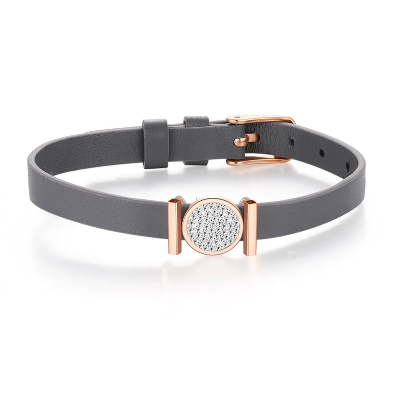 Armband Leder grau (Lüttje-Charming) - Image 4