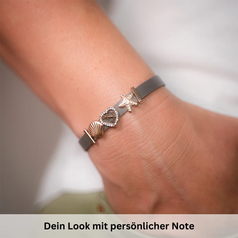 Armband Leder grau (Lüttje-Charming) - Image 5