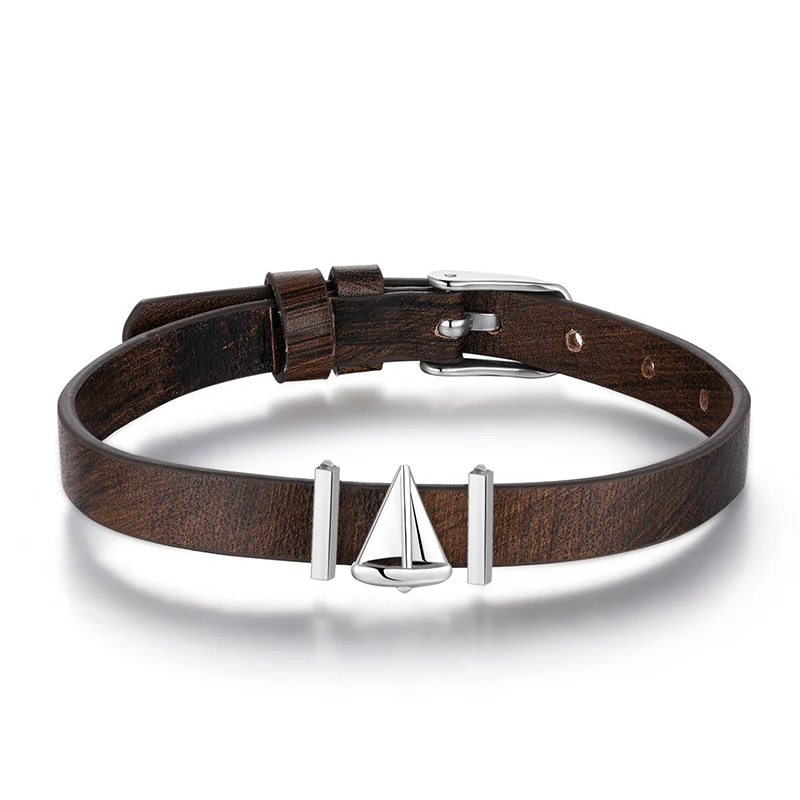 Armband Leder schwarz-vintage (Lüttje-Charming) - Image 6