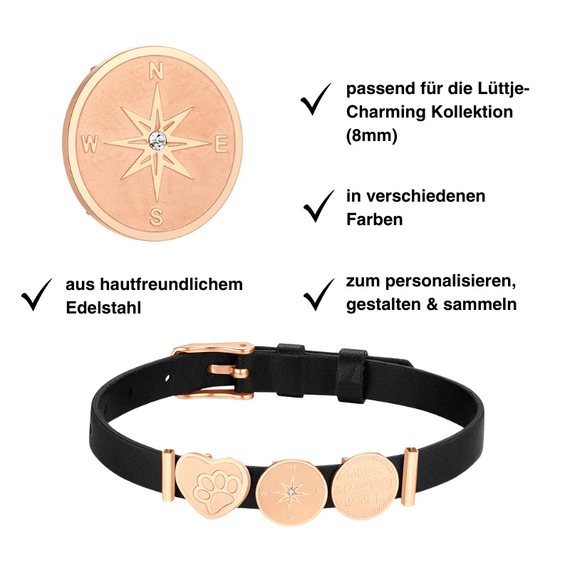 Charm Kompass mit Stein (Lüttje-Charming) - Image 4