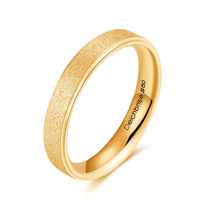 Edelstahl Ring sandgestrahlt 4mm (Stapelring) - Image 3