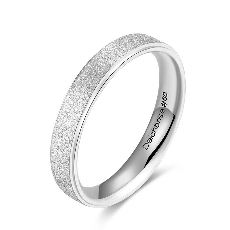 Edelstahl Ring sandgestrahlt 4mm (Stapelring) - Image 9