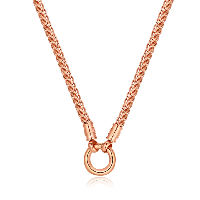 Kette Dünengeflecht 2,5mm (mit Rund-Karabiner) aus Edelstahl - Image 8