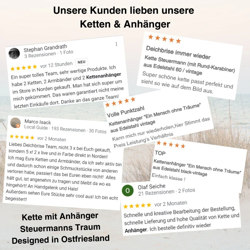 Kette mit Anhänger Steuermanns Traum - Image 7