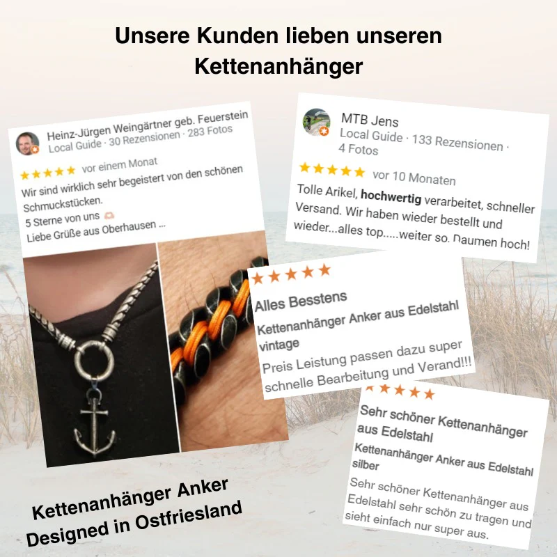 Kettenanhänger Anker aus Edelstahl - Image 7