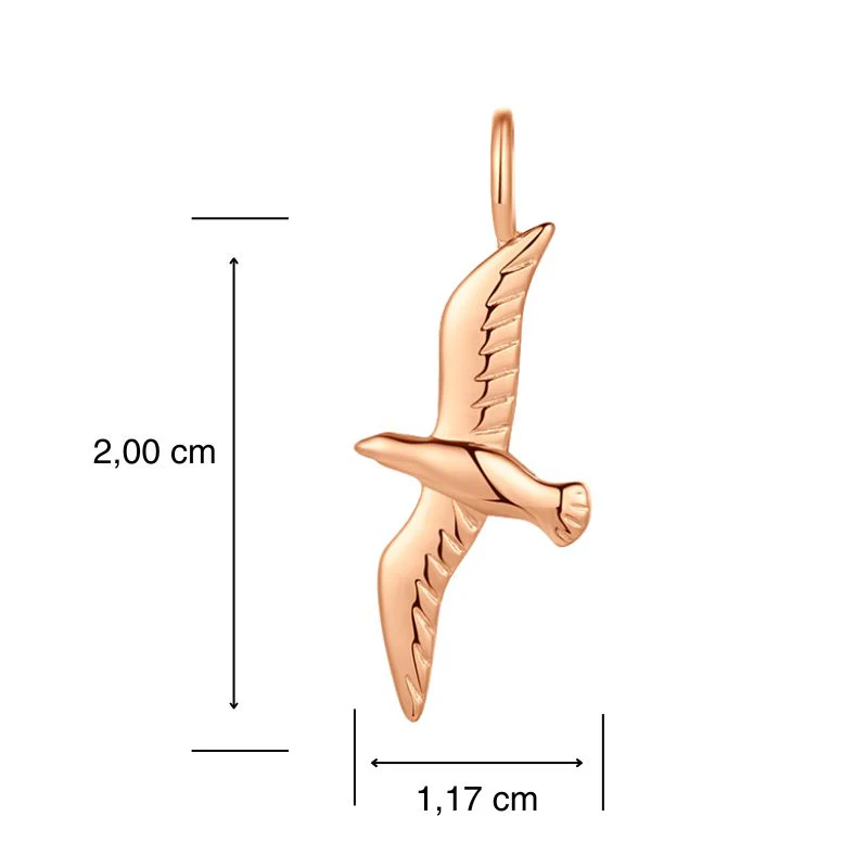 Kettenanhänger Möwe aus Edelstahl - Image 5