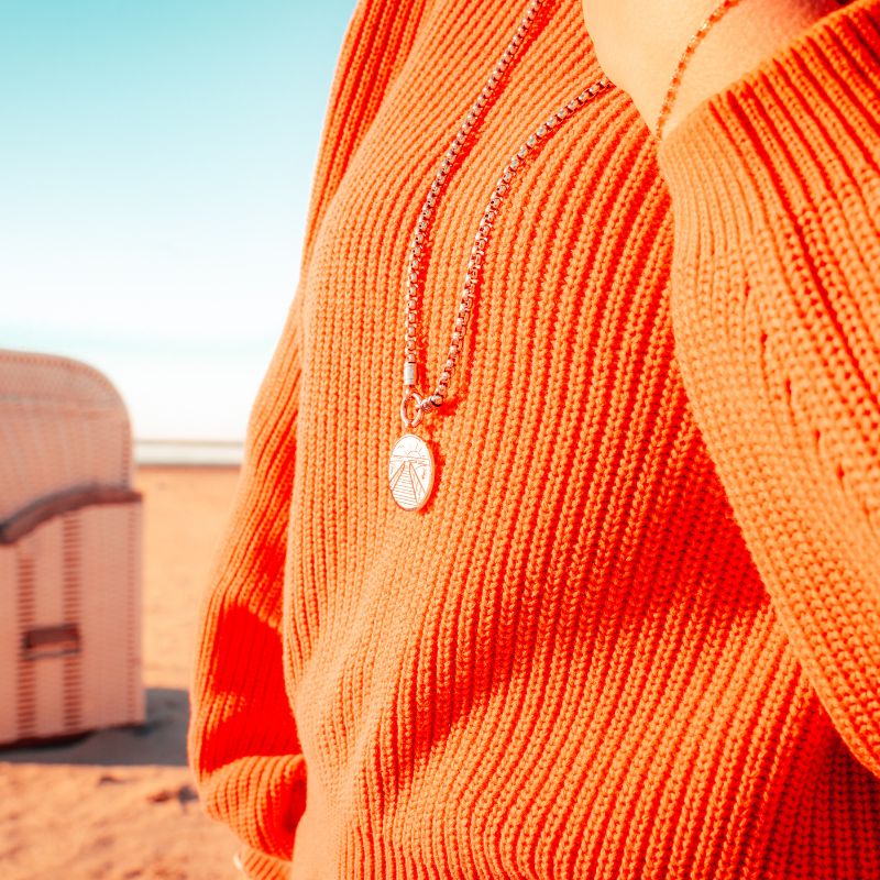 Kettenanhänger Norddeich aus Edelstahl - Image 3