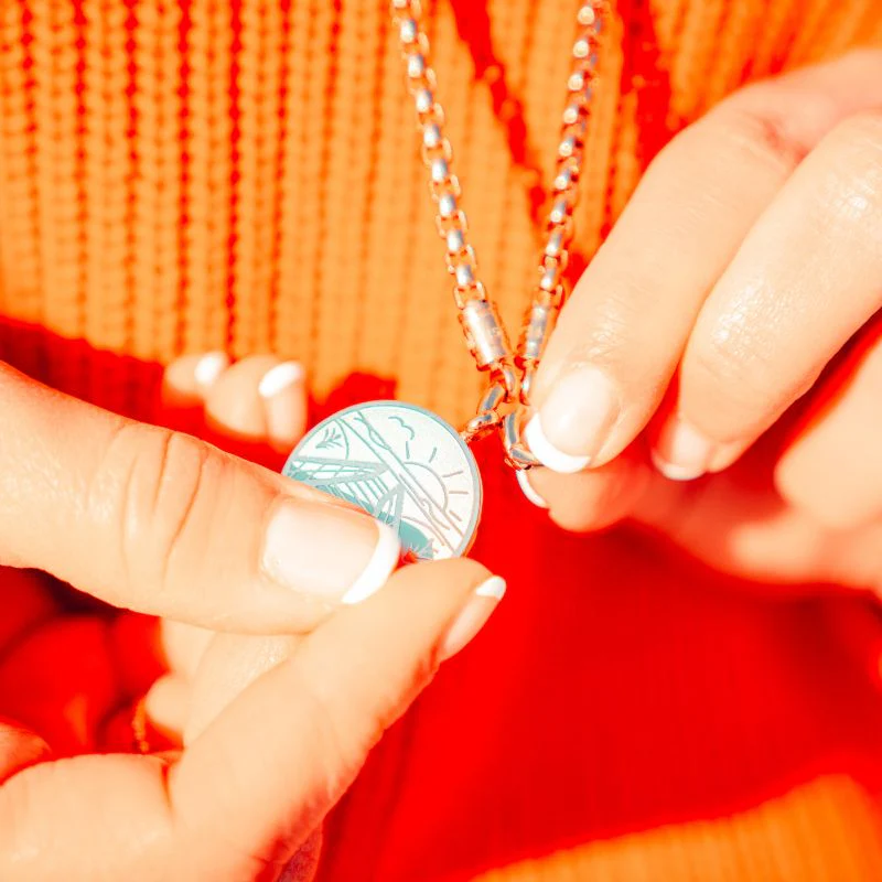 Kettenanhänger Norddeich aus Edelstahl - Image 4