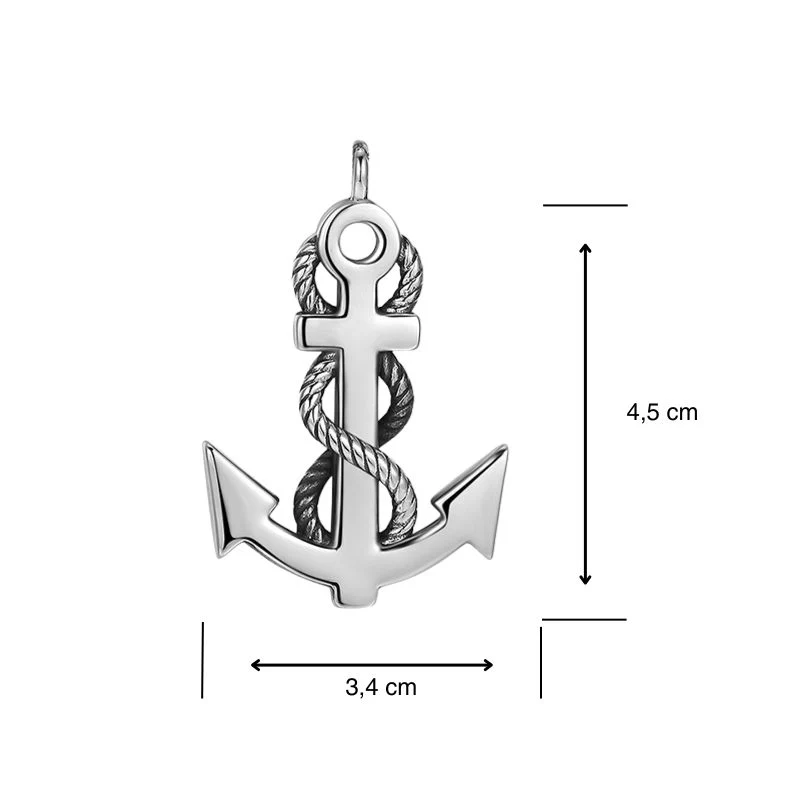 Kettenanhänger Seemannsknoten aus Edelstahl (Kapitän rockt) - Image 3