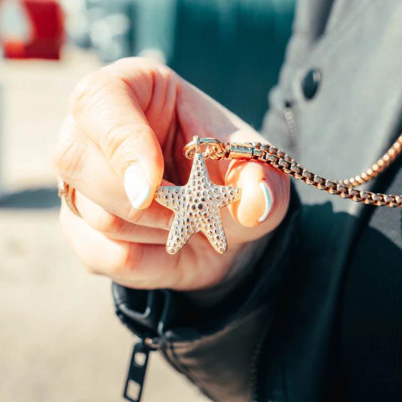 Kettenanhänger Seestern aus Edelstahl - Image 3