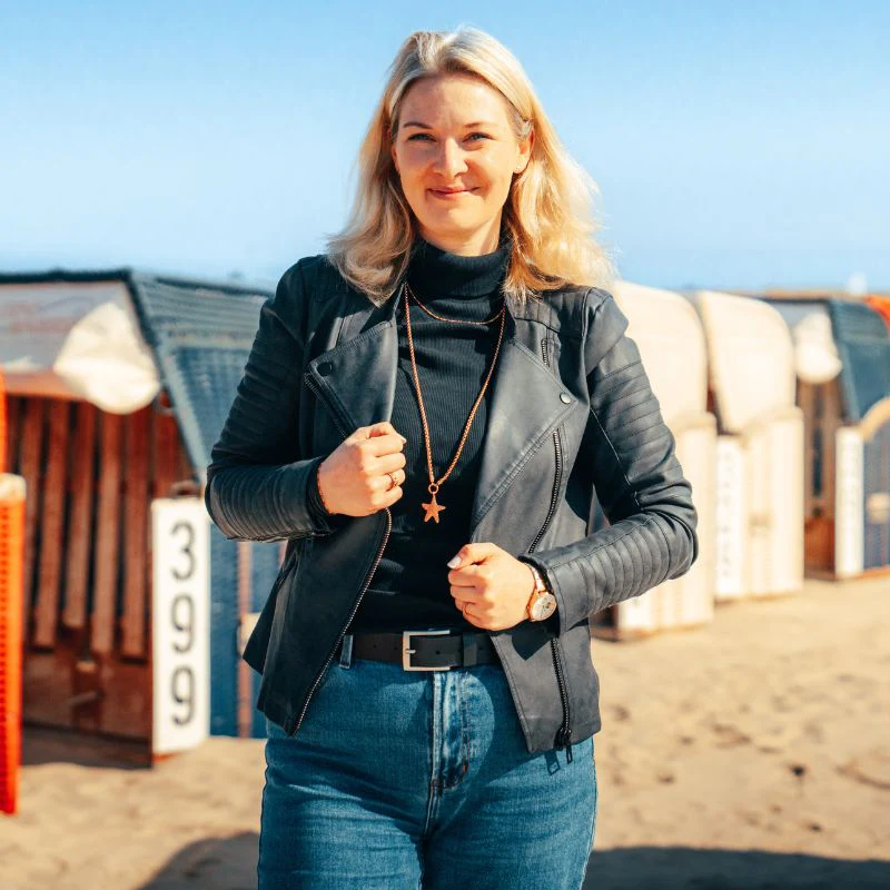 Kettenanhänger Seestern aus Edelstahl - Image 4