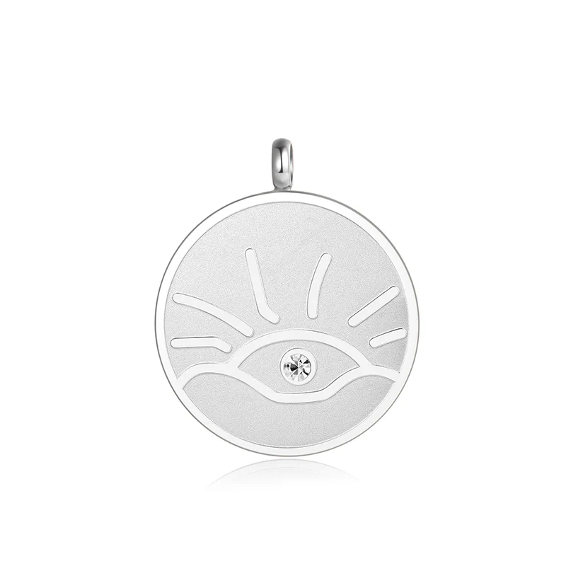 Kettenanhänger Sonnenuntergang aus Edelstahl mit Stein - Image 5