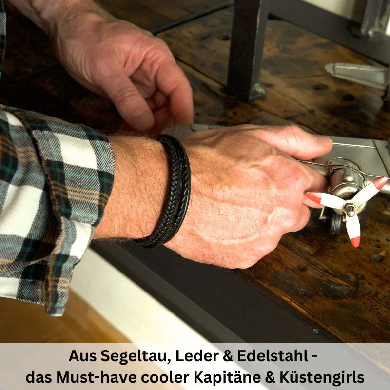 Leder & Segeltau Armband Rocky (Multistrang) - Image 3