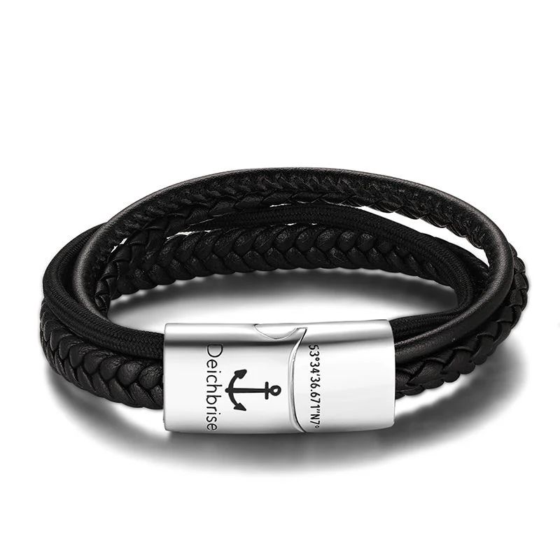 Leder & Segeltau Armband Rocky (Multistrang) - Image 7