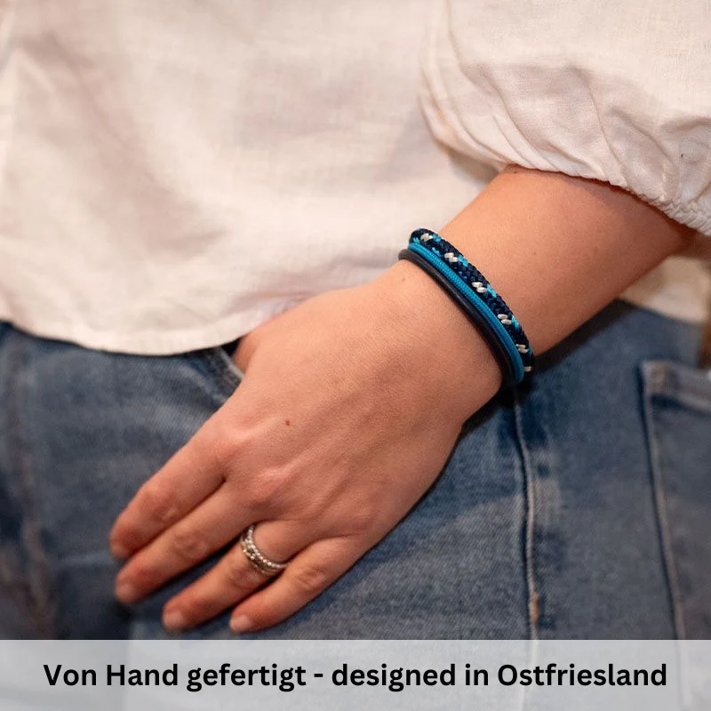 Leder & Segeltau Armband Tiefseetaucher (Multistrang) - Image 3