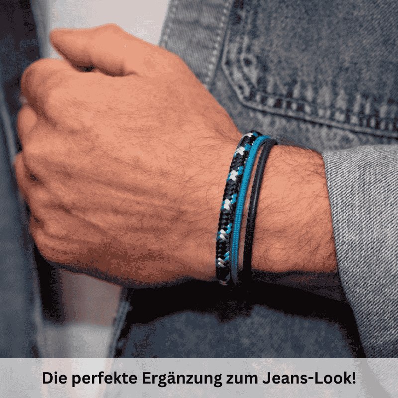 Leder & Segeltau Armband Tiefseetaucher (Multistrang) - Image 4