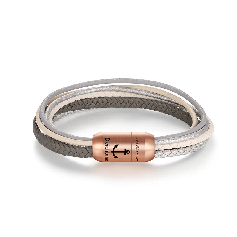 Multistrang Armband Joleen 2 (Fibre Leder) (Veggie) - Image 7