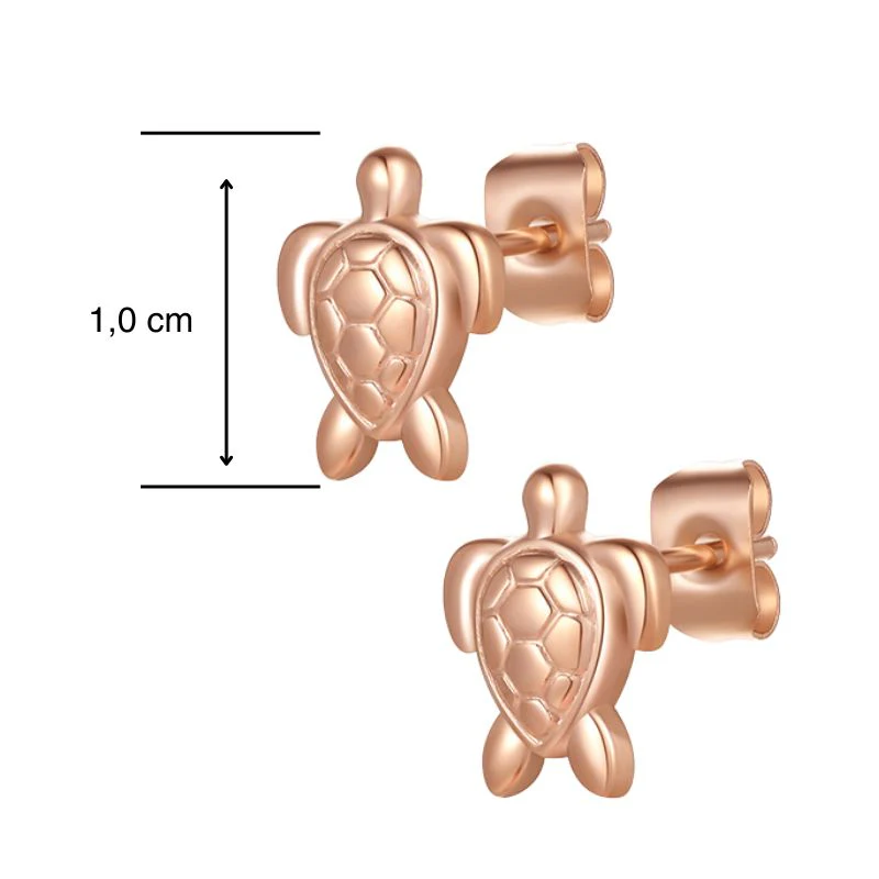 Ohrstecker Schildkröte aus Edelstahl - Image 5