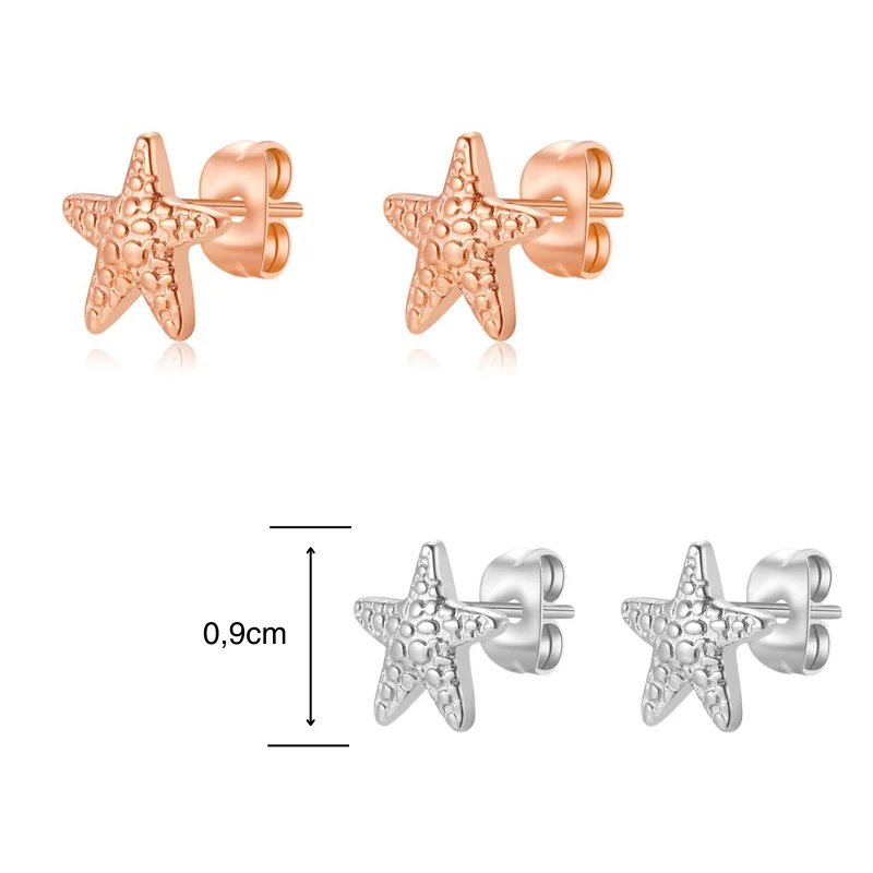 Ohrstecker Seestern aus Edelstahl - Image 6