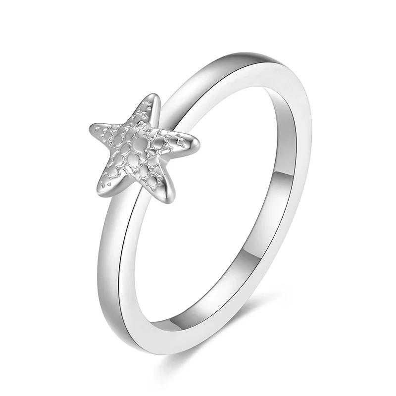 Seestern Ring aus Edelstahl (Stapelring) - Image 8