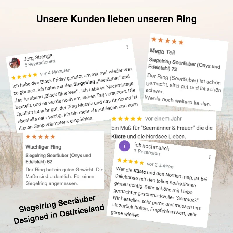 Siegelring Seeräuber (Onyx/Sodalith und Edelstahl) - Image 12